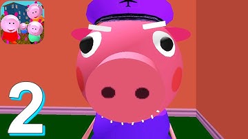 Piggy Neighbor Family Escape Obby House 3D - Level 19 - Gameplay Walkthrough Part 2 (Android,iOS) HD