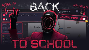 Survive School with Opera GX BACK To School Essentials