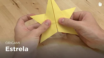 Como fazer a dobradura da Estrela?