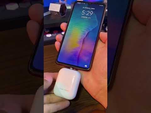 شاحن صغيرة على شكل سماعة ايربودز متجر سماء المدينة  