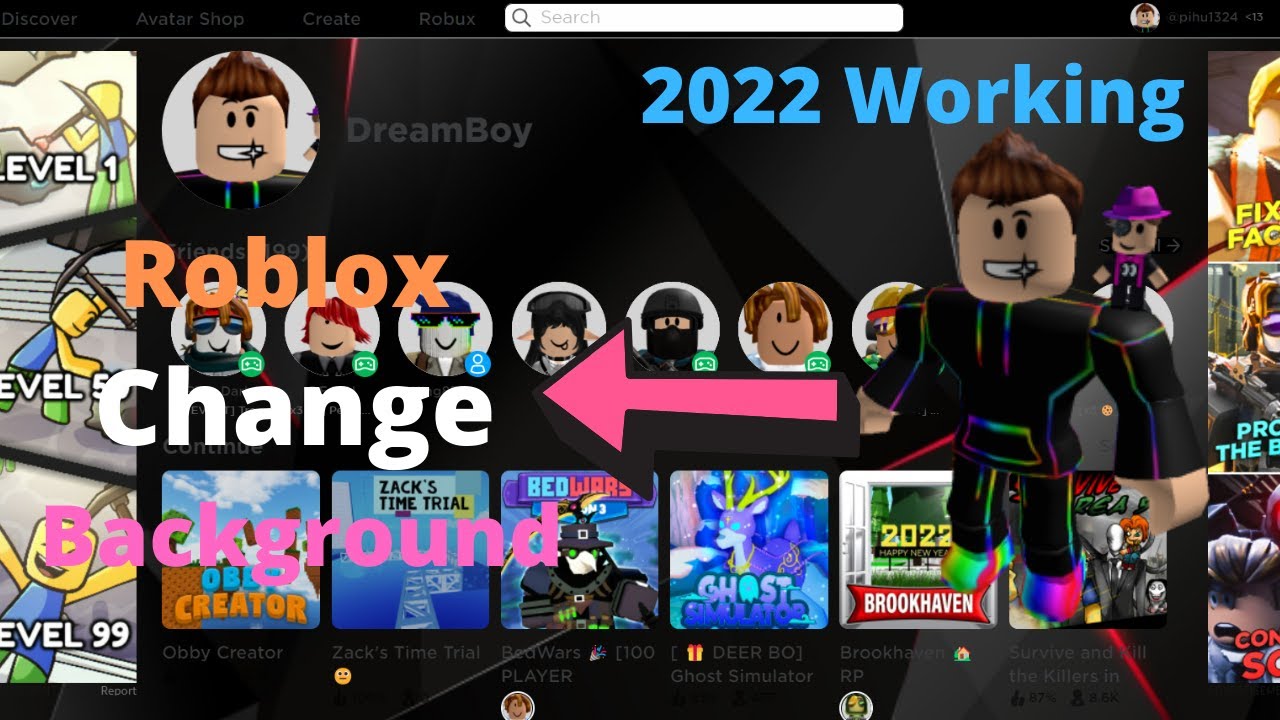 How to CHANGE Your ROBLOX BACKGROUND THEME Using Stylish