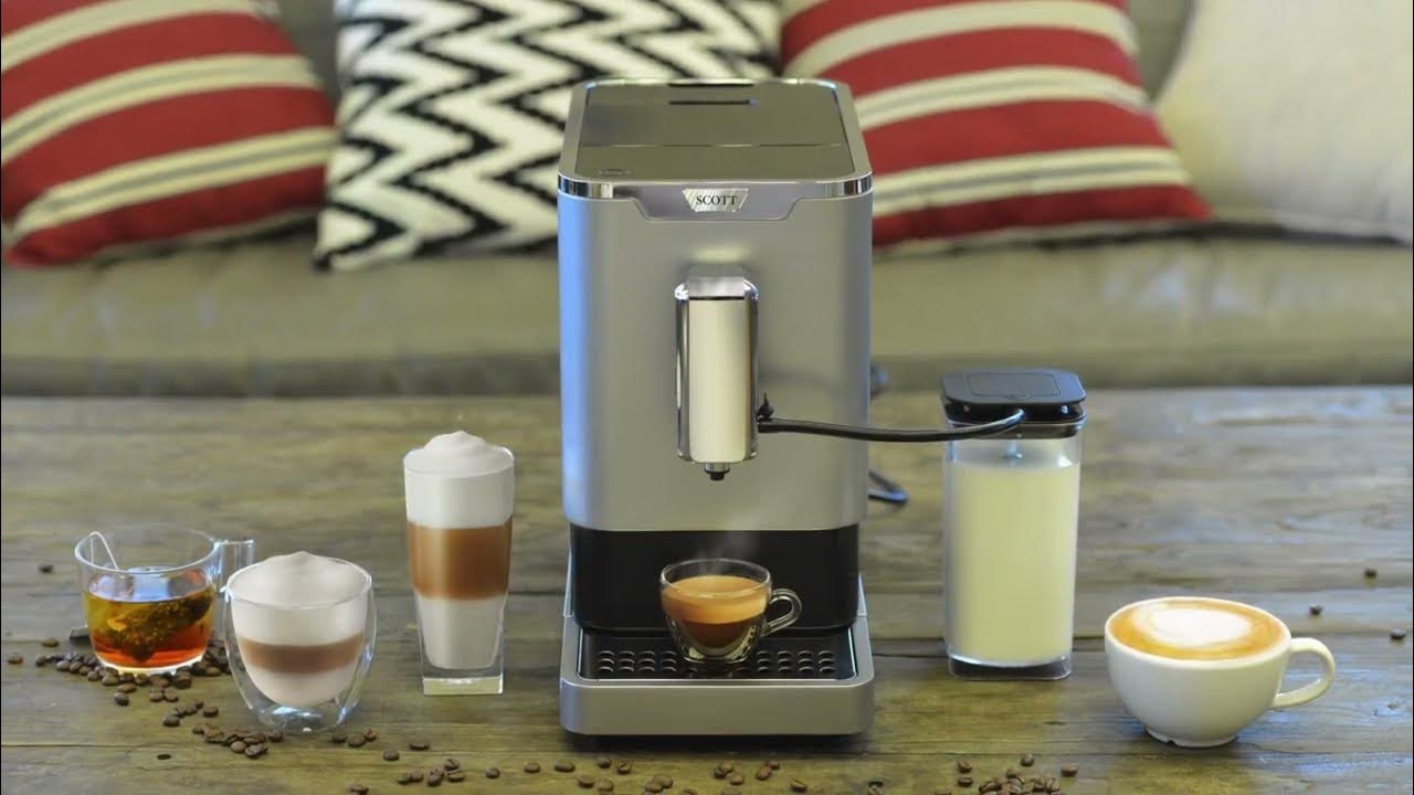 Scott 20220 Slimissimo Intense Milk Fully Automatic Coffee Machine YouTube