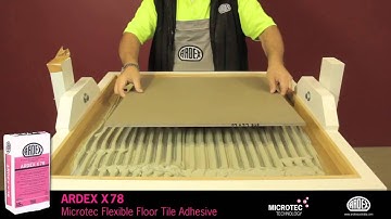 ARDEX X 78 Microtec Flexible Floor Tile Adhesive