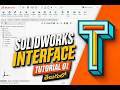 Solid works Interface elements tutorial 01 by TVASHTA In Telugu # 01 SW T