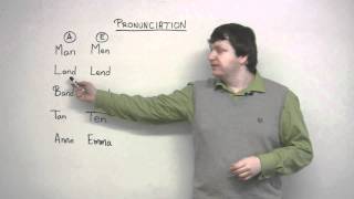 English Pronunciation - A \& E (Man vs. Men)