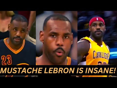 MUSTACHE LEBRON IS INSANE! *Hard to Stop!!! - YouTube