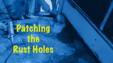 Patching Rust Holes on the Skoolie Floor