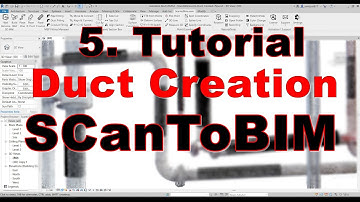 5. Duct Creation- How to create Duct in Revit from point cloud data? | Scan to BIM | Point cloud BIM