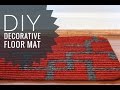 DIY | Easy & Inexpensive | Dollar Tree Floor Mat | Treshaja