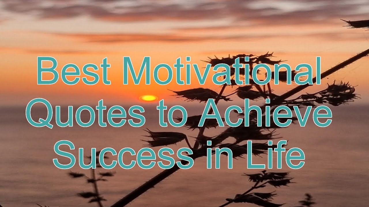 Achieving Success Quotes