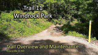 Windrock Park Trail 11 Ride Along with Trail Maintenance