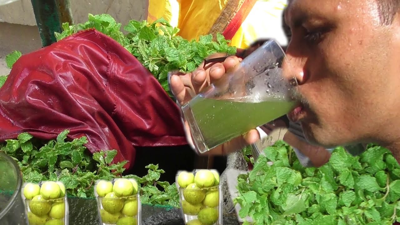 Pudina Lemon Cold Water Drink in Kolkata Street | Indian Street Food | Healthy Summer Drink | Indian Food Loves You