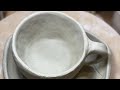 Чашка из глины без гончарного круга.