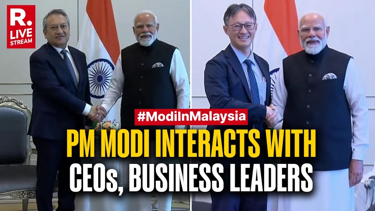 LIVE: PM Modi Interacts with CEOs and Global Business Leaders in Kuala Lumpur, Malaysia