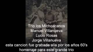 recuerdos de ipacarai - trio los michoacanos -