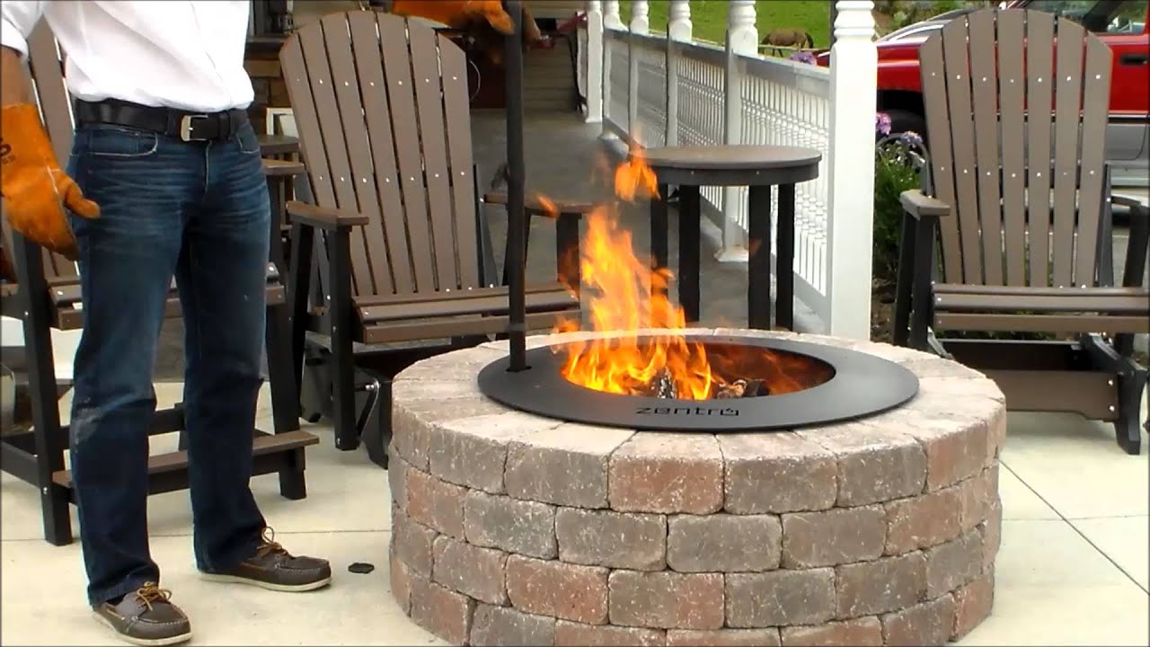 Zentro Smokeless Fire Pit You, Zentro Fire Pit Insert