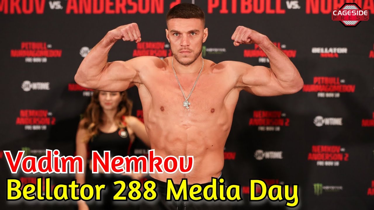 Bellator 288 Vadim Nemkov Believes Fight-Ending Foul in First Anderson Fight Result of Fatigue