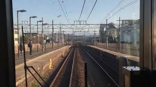 前面展望 JR京都線快速 長岡京ー京都
