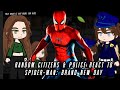 Random Citizens And Police React To Spider-Man: Brand New Day | Made By Nnexus | Gacha React