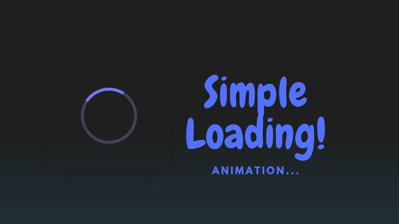 Create a Simple Loader Using HTML & CSS | Easy CSS Animation Tutorialπ ...