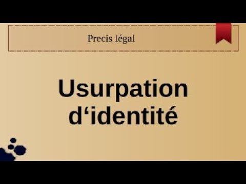 Vidéo: Qu'est-ce que l'usurpation d'identité criminelle?