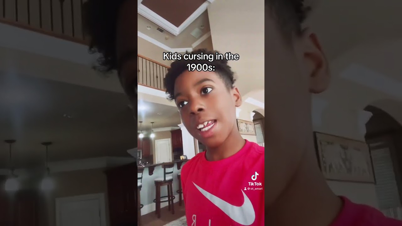 Kids cursing then vs now
