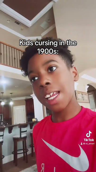 Kids cursing then vs now