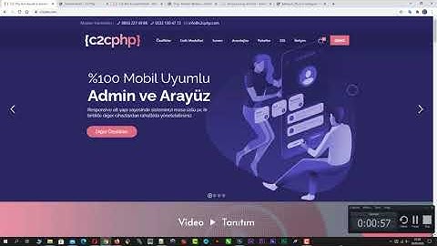 C2C Php Açık Kaynak Pazaryeri E-ticaret Yazılımı -Tanıtım