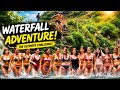 Jump from the waterfall ultimate vomit - Adventure waterfall jump