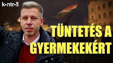 ÉLŐ: A Deák térről a Karmelitába vonulnak a gyermekek mellett kiálló tüntetők