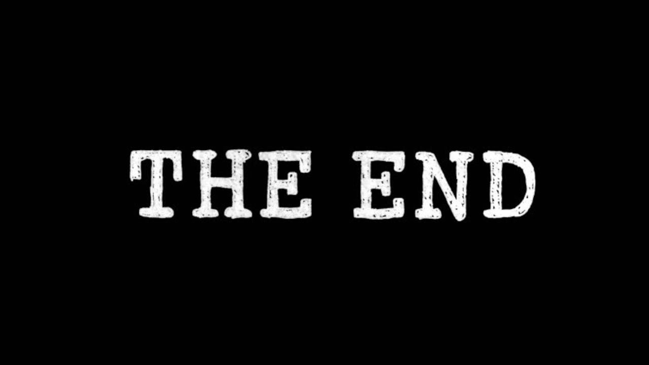 The end machine 2024. The end. The end надпись. EMD. The end картинка.