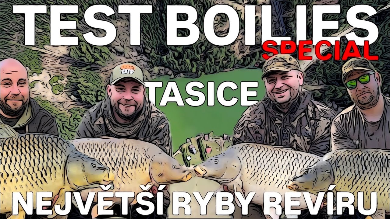 TEST BOILIES SPECIAL - 4 DNY V TASICÍCH | Největší kapři revíru + Test superlevných boilies Greyfish