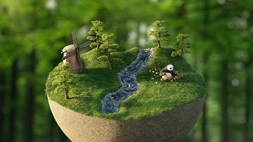 Recreating Kung Fu Panda Dreamy Environment in Blender