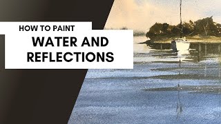 How to Paint Water in Watercolor - Demo