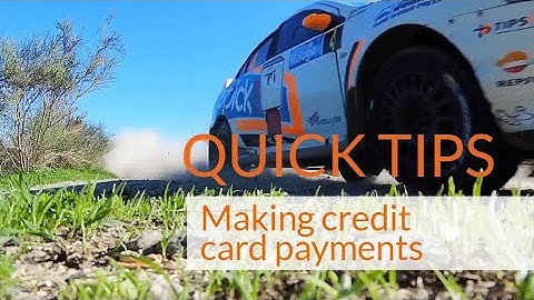 alpscontrols.com Quick Tips - Making credit card payments