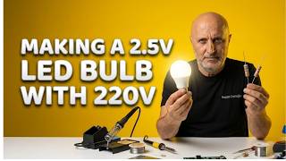 DIY 220V AC LED Lamp Without Transformer | Real Test