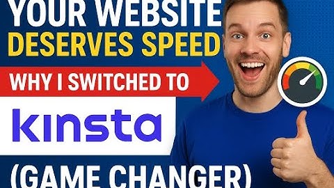 🚀 Your Website Deserves Speed — Why I Switched to Kinsta (Game Changer!) 🚀