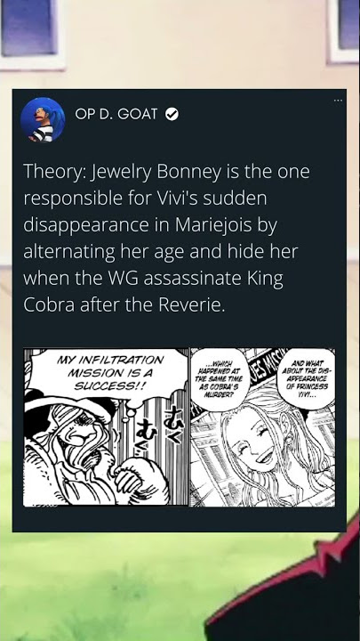 Vivi & Jewelry Bonney #onepiecetheory