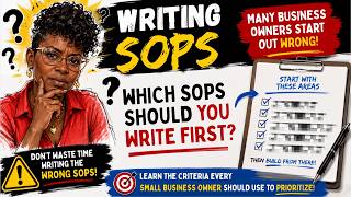 Which SOPs Should You Write First - Where to Start
