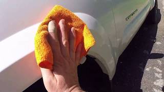 How To Remove Orange Spots From White Paint