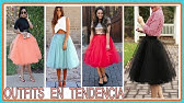 Moda Como Combinar Una Falda De Tul Youtube