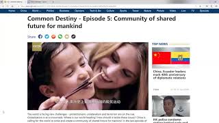 Common Destiny - Episode 5: Community of shared future for mankind