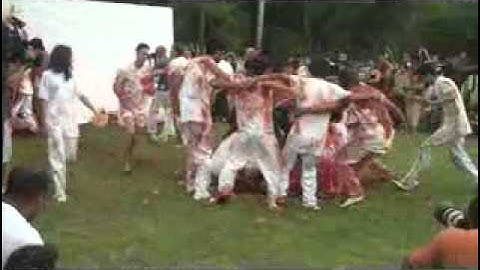 Performance de Hermann Nitsch en el ISA1622