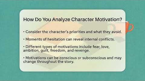 How Do You Analyze Character Motivation? - The Prose Path