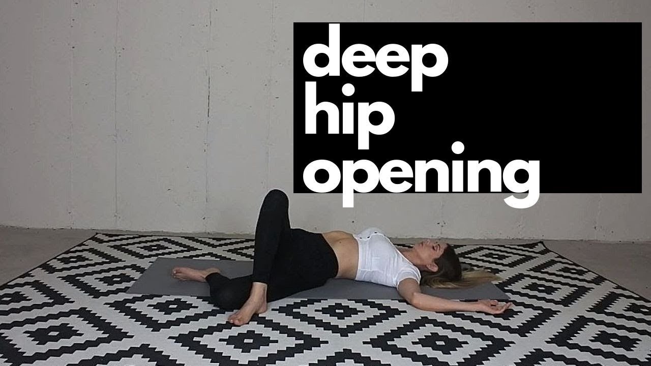10 min deep hip opening  yoga routine