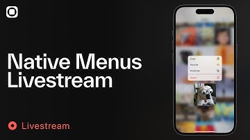 Create a Native Menu Livestream