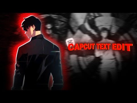 TEXT TUTORIAL CAPCUT || LIKE AE TEXT EDIT || CAPCUT TUTORIAL...........