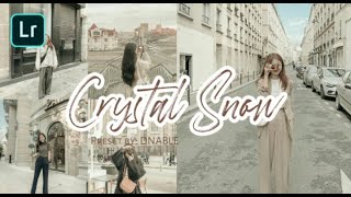 CRYSTAL SNOW Preset | Free Lightroom Preset Free DNG XMP | How to edit aesthetic Crystal Snow Preset screenshot 5