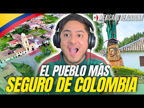 MEXICANO reacciona 🇲🇽 | El PUEBLO más SEGURO y TRANQUILO de todo COLOMBIA *20 años sin delitos* 😍🇨🇴