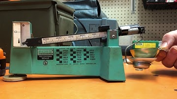 RCBS Beam Scales - Zero and Calibrate